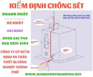 Hình ảnh kiểm định chông sét