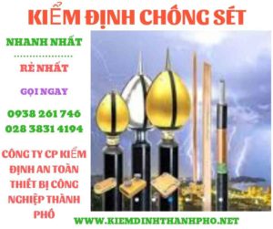 Hình ảnh kiểm định chông sét