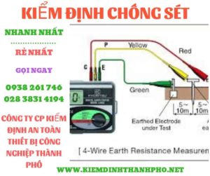 Hình ảnh kiểm định chông sét