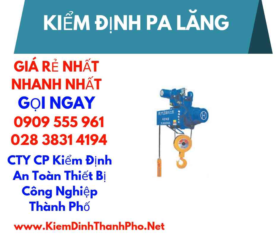 hình ảnh kiểm định pa lăng