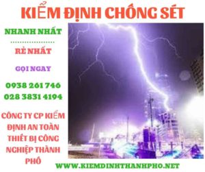 Hình ảnh kiểm định chông sét