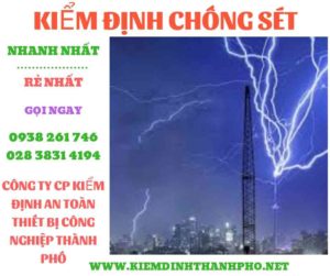 Hình ảnh kiểm định chông sét