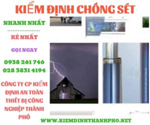 Hình ảnh kiểm định chông sét