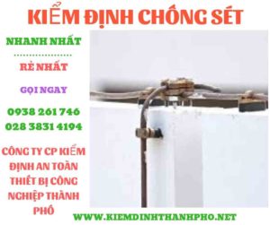 Hình ảnh kiểm định chông sét