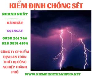 Hình ảnh kiểm định chông sét