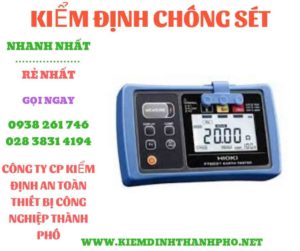 Hình ảnh kiểm định chông sét