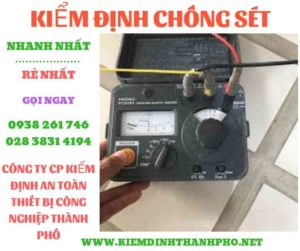 Hình ảnh kiểm định chông sét