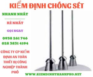 Hình ảnh kiểm định chông sét