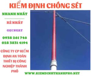 Hình ảnh kiểm định chông sét