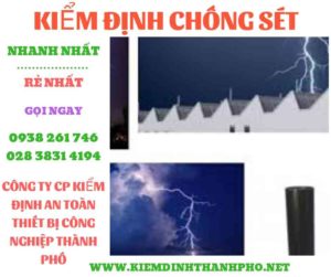 Hình ảnh kiểm định chông sét