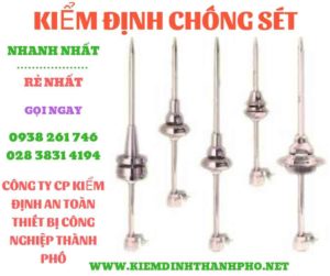 Hình ảnh kiểm định chông sét