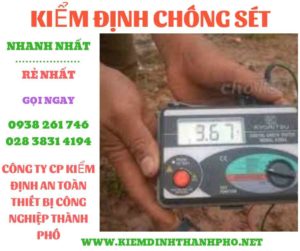 Hình ảnh kiểm định chông sét