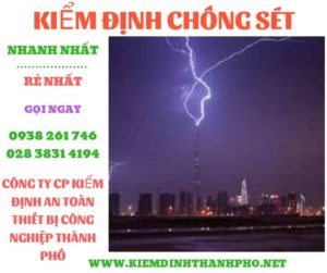 Hình ảnh kiểm định chông sét