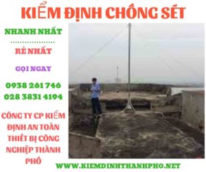 Hình ảnh kiểm định chông sét