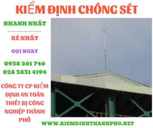 Hình ảnh kiểm định chông sét