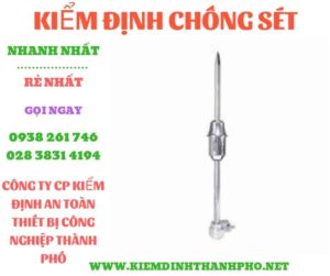 Hình ảnh kiểm định chông sét