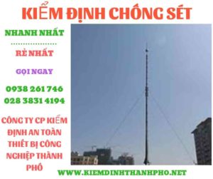 Hình ảnh kiểm định chông sét