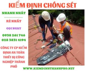 Hình ảnh kiểm định chông sét