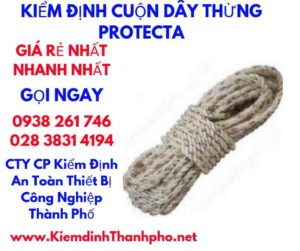 hình ảnh kiểm định cuộn dây thừng protacta