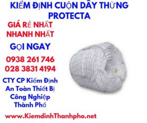 hình ảnh kiểm định cuộn dây thừng protacta