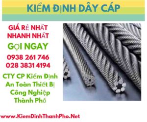 hình ảnh kiểm định dây cáp