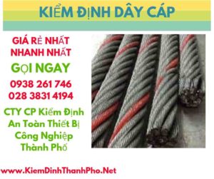 hình ảnh kiểm định dây cáp