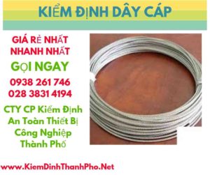 hình ảnh kiểm định dây cáp