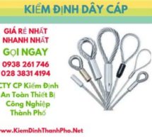 KIỂM ĐỊNH DÂY CÁP