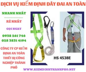 Hình ảnh kiểm định dây đai an toàn