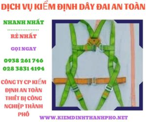 Hình ảnh kiểm định dây đai an toàn