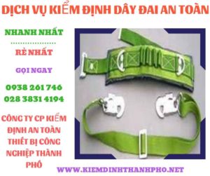 Hình ảnh kiểm định dây đai an toàn