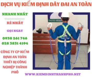 Hình ảnh kiểm định dây đai an toàn