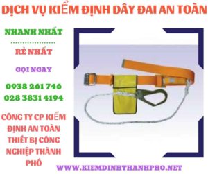 Hình ảnh kiểm định dây đai an toàn