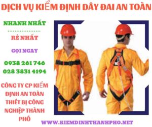 Hình ảnh kiểm định dây đai an toàn