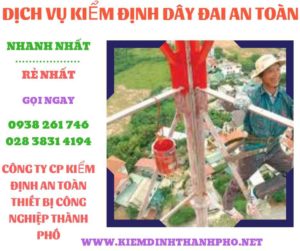 Hình ảnh kiểm định dây đai an toàn