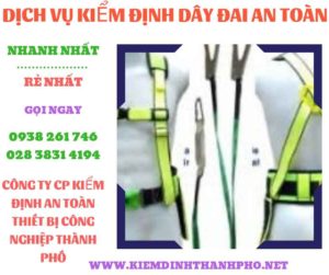 Hình ảnh kiểm định dây đai an toàn