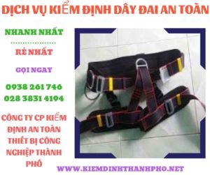 Hình ảnh kiểm định dây đai an toàn