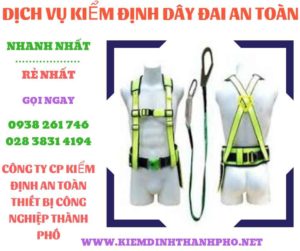 Hình ảnh kiểm định dây đai an toàn