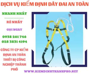 Hình ảnh kiểm định dây đai an toàn