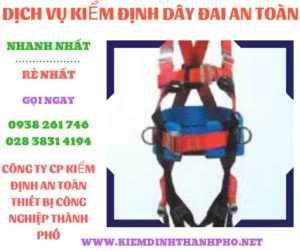 Hình ảnh kiểm định dây đai an toàn