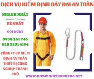 Hình ảnh kiểm định dây đai an toàn