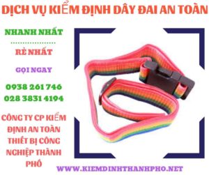 Hình ảnh kiểm định dây đai an toàn