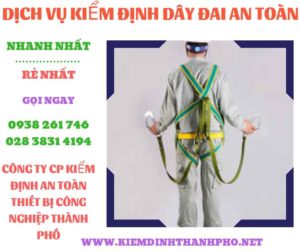 Hình ảnh kiểm định dây đai an toàn