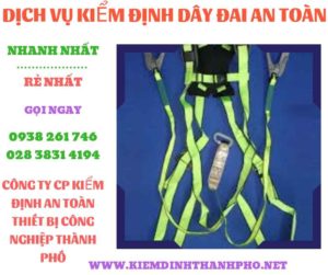 Hình ảnh kiểm định dây đai an toàn