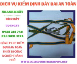 Hình ảnh kiểm định dây đai an toàn