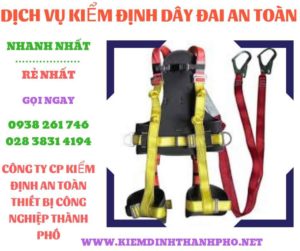 Hình ảnh kiểm định dây đai an toàn