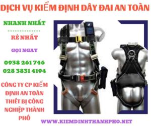 Hình ảnh kiểm định dây đai an toàn