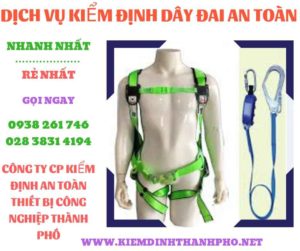 Hình ảnh kiểm định dây đai an toàn