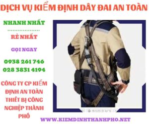 Hình ảnh kiểm định dây đai an toàn