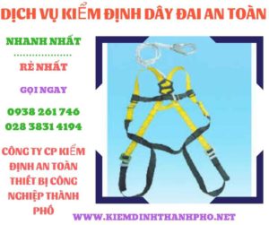 Hình ảnh kiểm định dây đai an toàn